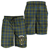 Clan MacLellan Ancient Crest Tartan Mens Shorts NS370