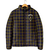 Clan MacLellan Modern Crest Tartan Padded Jacket RF617