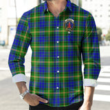 Clan Maitland Crest Tartan Long Sleeve Shirt PC294