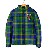 Clan Maitland Crest Tartan Padded Jacket RF698