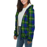 Clan Maitland Crest Tartan Sherpa Hoodie CT290