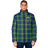 Clan Maitland Crest Tartan Padded Jacket RF698