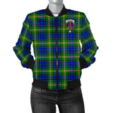 Clan Maitland Crest Tartan Bomber Jacket ZJ698