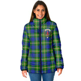 Clan Maitland Crest Tartan Padded Jacket RF698