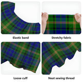 Clan Maitland Tartan Off Shoulder Long Dress VL799