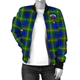 Clan Maitland Crest Tartan Bomber Jacket ZJ698