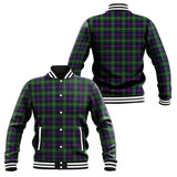 Clan Malcolm Tartan Baseball Jacket J444