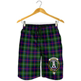 Clan Malcolm Crest Tartan Mens Shorts NS286