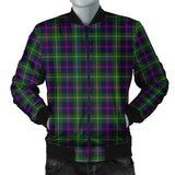 Clan Malcolm Tartan Bomber Jacket Z799