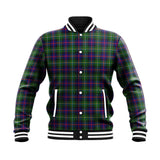 Clan Malcolm Tartan Baseball Jacket J444