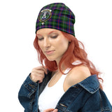 Clan Malcolm Crest Tartan Beanies Hat LC700