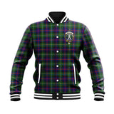 Clan Malcolm Crest Tartan Baseball Jacket JM284