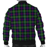 Clan Malcolm Tartan Bomber Jacket Z799