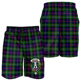 Clan Malcolm Crest Tartan Mens Shorts NS286