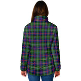 Clan Malcolm Crest Tartan Padded Jacket RF700