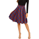 Clan Robinson Tartan Melete Pleated Midi Skirt V265