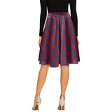 Clan Robinson Tartan Melete Pleated Midi Skirt V265