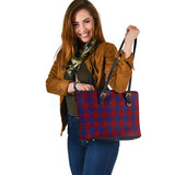 Clan Robinson Tartan Leather Tote Bag MT204