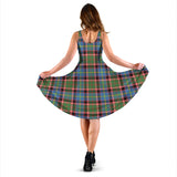 Clan Stirling Bannockburn Tartan Sleeveless Midi Womens Dress VS162