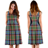 Clan Stirling Bannockburn Tartan Sleeveless Midi Womens Dress VS162