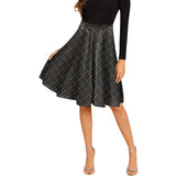 Clan Stott Tartan Melete Pleated Midi Skirt V156