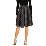 Clan Stott Tartan Melete Pleated Midi Skirt V156