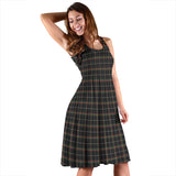 Clan Stott Tartan Sleeveless Midi Womens Dress VS160