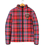 Clan Straiton Crest Tartan Padded Jacket RF924