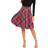 Clan Straiton Tartan Melete Pleated Midi Skirt V154