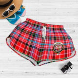 Clan Straiton Crest Tartan Womens Shorts NW1256