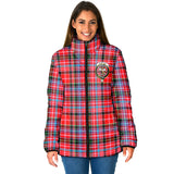 Clan Straiton Crest Tartan Padded Jacket RF924