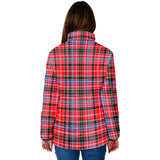 Clan Straiton Crest Tartan Padded Jacket RF924