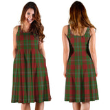 Clan Strange Tartan Sleeveless Midi Womens Dress VS157