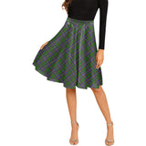 Clan Strange of Balkaskie Tartan Melete Pleated Midi Skirt V152