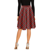 Clan Stuart of Bute Tartan Melete Pleated Midi Skirt V151