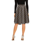 Clan Sutherland Weathered Tartan Melete Pleated Midi Skirt V147