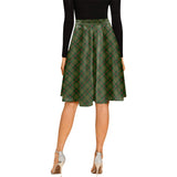 Clan Symington Tartan Melete Pleated Midi Skirt V144