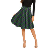 Clan Tait Modern Tartan Melete Pleated Midi Skirt V142