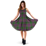 Clan Taylor Tartan Sleeveless Midi Womens Dress VS145