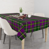 Clan Taylor Tartan Tablecloth Golden Sword of Courageous Legacy BG947