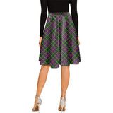 Clan Taylor Tartan Melete Pleated Midi Skirt V141