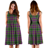 Clan Taylor Tartan Sleeveless Midi Womens Dress VS145