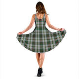 Clan Taylor Dress Tartan Sleeveless Midi Womens Dress VS144