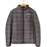 Clan Taylor Weathered Crest Tartan Padded Jacket RF935