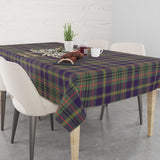 Clan Taylor Weathered Tartan Tablecloth Golden Sword of Courageous Legacy BG948