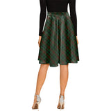 Clan Tennant Tartan Melete Pleated Midi Skirt V138