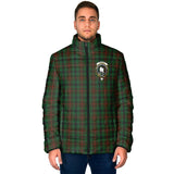 Clan Tennant Crest Tartan Padded Jacket RF936