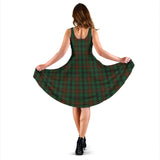 Clan Tennant Tartan Sleeveless Midi Womens Dress VS142