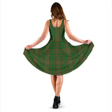 Clan Terry Tartan Sleeveless Midi Womens Dress VS141