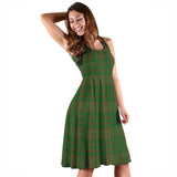 Clan Terry Tartan Sleeveless Midi Womens Dress VS141